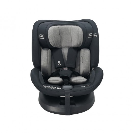 Cadeira Auto Isofix 360 Preto Galzerano