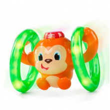Aluguel brinquedo infantil macaco louquinho musical e luzes bright starts