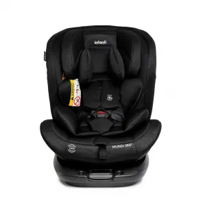 Cadeira Para Carro Mundi Isofix E Giro 360° Infanti Cor Preto Liso