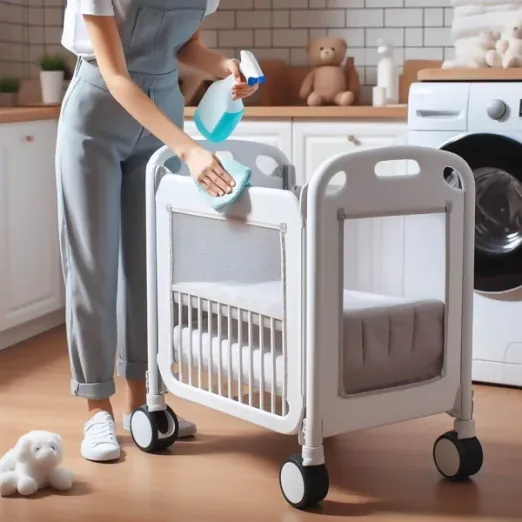 Higienização Berço Portátil Ou Cercado Infantil BabyGoo
